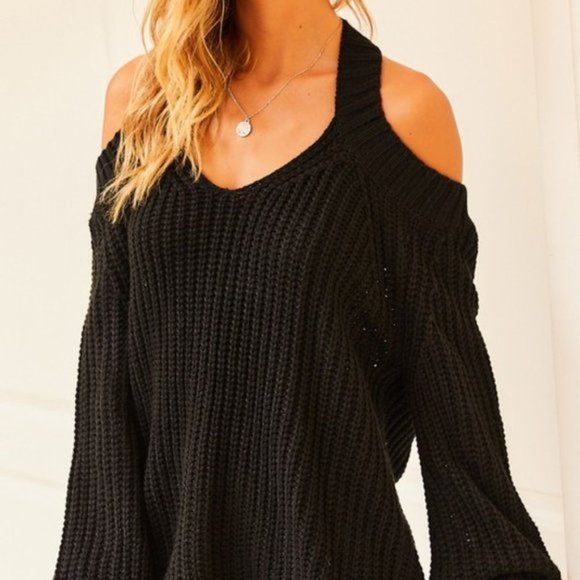So In Love Black Open Back Sweater - Picture 6 of 13